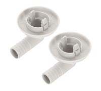 sourcing map Acople Codo Conector Manguera Drenaje Aire Acondicionado para Unidades Mini Split y Piezas Unidad AC Ventana 30mm, 2 piezas