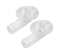 sourcing map Acople Codo Conector Manguera Drenaje Aire Acondicionado para Unidades Mini Split y Piezas Unidad AC Ventana 18 mm, 2 piezas