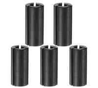 sourcing map Adaptador de portabrocas de 12,7 mm a 6 mm, acero al carbono, CNC, convertidor de brocas de grabado CNC para carpintería, herramienta de grabado, 5 unidades