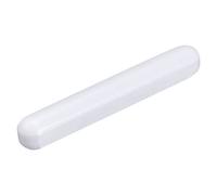 sourcing map Agitador Magnético, Varilla Barra Agitador para Mezclador Forma de Cilindro de 45mm(1,77") x8mm, Imán de Revestimiento Blanco para Laboratorio