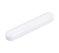 sourcing map Agitador Magnético, Varilla Barra Agitador para Mezclador Forma de Cilindro de 50mm(2") x9mm, Imán de Revestimiento Blanco para Laboratorio