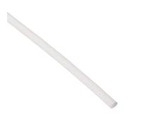 sourcing map Aislamiento Trenzado Manguito 16.4 Pies-2mm Manga Blanco | Silicona Vidrio Fibra, Alta TEMPERATURA