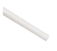 sourcing map Aislamiento Trenzado Manguito, 9,8 Pies-12mm Alta TEMPERATURA Silicona Vidrio Fibra Manga Blanco
