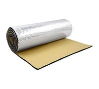 sourcing map Aislante Térmico Estera Laminada de Aluminio Intensivo Autoadhesiva PE Espuma 5mm de Espesor Insonorización Coche 60x40Pulgadas
