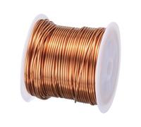 sourcing map Alambre magnético de 1 mm, alambre de cobre esmaltado de 14 m, bobina de alambre de bobinado magnético de 100 g, 155C para transformadores inductores