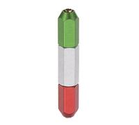 sourcing map Aluminio Aleación Pasador Calibre Mango 3-4mm Sujeción Rango Ir No Doble Extremo Calibre Mango Industrial Herramientas para Enchufe Medidor