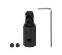 sourcing map Angular Amoladora Motor Eje Acoplador M10 5mm Manguito Sierra Hoja Conexión Sierra Mandril Adaptador Eje Mandril Conector Varilla con L Forma Llave