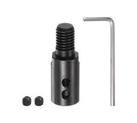 sourcing map Angular Amoladora Motor Eje Acoplador M10 8mm Manguito Sierra Hoja Conexión Sierra Mandril Adaptador Eje Mandril Conector Varilla con L Forma Llave