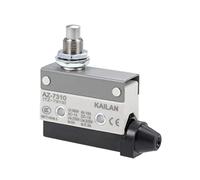 sourcing map AZ-7310 Interruptor de límite, TZ-7310 Empuje émbolo Micro Interruptores Momentarios Montaje en panel 1NC+1NO para molino CNC Impresora 3D Interruptor de puerta