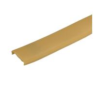 sourcing map Banda de borde de muebles en forma de U, borde flexible autoadhesivo de 4 m, protectores de borde TPE de 5 x 16 mm para gabinetes, reparación de muebles, color beige