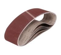 sourcing map Bandas de lijado de 152 mm x 1220 mm, 10 unidades de grano 240 de óxido de aluminio abrasivo para carpintería, pulido de metal, afilador de cuchillos