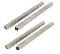 sourcing map Barra de brocas de herramienta de corte de torno CNC HSS de acero de alta velocidad 10 mm x 200 mm 4 piezas