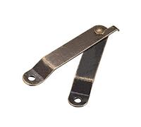 sourcing map Bisagra plegable de Soporte de Muebles bisagras de la tapa de la caja decorativa 67mmx11mm 10 pcs