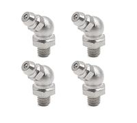 sourcing map Boquilla De Grasa De Acero Inoxidable 45 Grados 4Pcs