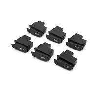 sourcing map Botón Pulsador De Bocina 6Pcs para Moto Scooter 2 Terminales