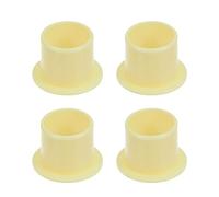 sourcing map Brida Manguito Rodamientos 14mm Interior Diámetro 16mm OD 15mm Longitud POM Envuelto Sin Aceite Bujes Amarillo 4uds