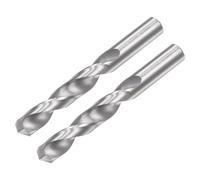 sourcing map Brocas de carburo sólido, 5,5 mm, C2/K20, de carburo de tungsteno, broca Jobber, herramienta de perforación de vástago recto para acero inoxidable, aluminio, hierro, metal, plástico, 2