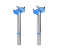 sourcing map Brocas Forstner para Madera 2Pcs, Diámetro 23mm, Madera Hole Saw Taladro para Herramientas de Madera, Acero al Tungsteno Titanium Recubierto, Corte Agujero en Carpintería, Azul