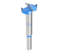 sourcing map Brocas Forstner para Madera, Diámetro 26mm, Madera Hole Saw Taladro para Herramientas de Madera, Acero al Tungsteno Titanium Recubierto, Corte Agujero en Carpintería, Azul y Gris