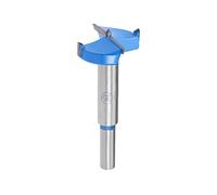sourcing map Brocas Forstner para Madera, Diámetro 35mm, Madera Hole Saw Taladro para Herramientas de Madera, Acero al Tungsteno Titanium Recubierto, Corte Agujero en Carpintería, Azul y Gris