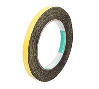 sourcing map Burlete Adhesiva, Cinta Aislante Espuma de Una Cara 10mm Ancho 1mm Grosor 5 Metros Longitud, Burlete Puerta Burlete Ventana Antiruido Resistente a los Golpes, Paquete de 1