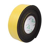 sourcing map Burlete Adhesiva, Cinta Aislante Espuma de Una Cara 50mm Ancho 5mm Grosor 3 Metros Longitud, Burlete Puerta Burlete Ventana Antiruido Resistente a los Golpes, Paquete de 1