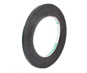 sourcing map Burlete Autoadhesiva, Cinta Aislante Espuma de Doble Cara 5mm Ancho 0,5mm Grosor 10 Metros Longitud, Burlete Puerta Burlete Ventana Antiruido Resistente a los Golpes, Paquete de 1