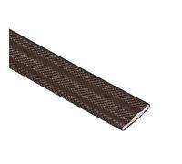 sourcing map Burlete Sellado Tira, 11mm x 2mm x 6,5 Metros Largo Autoadhesivo Respaldo Sellos Espuma Sellado Tiras Puertas Burletes para Puertas/Ventanas, Marrón