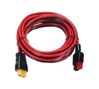 sourcing map Cable de extensión XT60 de 600 V CC, hembra XT60 de 6 pies a conector de batería, cable conector de enchufe rojo y negro para batería RC, estación de energía portátil, panel solar