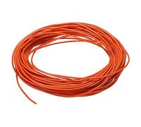 sourcing map Cable de Silicona Calibre 22, Alambre Trenzado 22 AWG, Cable Eléctrico de Conexión de Alta Temperatura, Cable de Cobre Estañado Flexible Naranja 15 m para Modelo Auto Manipulador