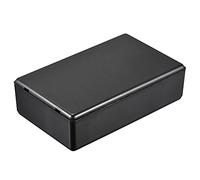 sourcing map Caja de Conexiones de ABS, Caja Estanca Antipolvo, Caja Instrumentos Eléctrica con Tapa para Proyectos Eléctricos, Negro, 100x60x28 mm