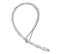 sourcing map Calcetines de tracción de cable OD de 49 a 60 mm, agarre de 1,3 m, de una sola cabeza, lateral, de alambre, de malla, herramientas de tracción de alambre de acero galvanizado