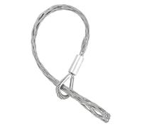 sourcing map Calcetines de tracción de cable OD de 60 a 75 mm, agarre de 1,12 m, de una sola cabeza, lateral, de malla, de alambre, herramientas de tracción de alambre de acero inoxidable