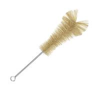 sourcing map Cepillo escobilla de cerdas artículo de limpieza para tubo de ensayo de laboratorio 500ml frasco cónico