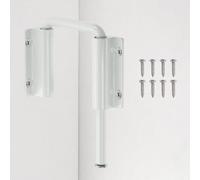sourcing map Cerradura de puerta corrediza de acero inoxidable, perno en U de 90/180 grados, cerradura de puerta de armario multiángulo para granero corredizo, valla, ventana, cobertizo, puerta de