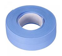 sourcing map Cinta de Tira de Calafateo Impermeable Autoadhesiva, 22mm x 3,2m (Ancho x Largo), Cinta Selladora de PVC para Cocina Baño, Azul
