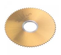 sourcing map Circular Sierra Hoja 63mm (2-1/2") Diámetro 1.5mm Grosor 72 Dientes M35 Cobalto Alta Velocidad Acero Titanio Recubierto barrenado Cortador con 16mm Eje para Inoxidable Acero Cobre