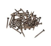 sourcing map Clavos de latón pequeños y pequeños, 1,2x15mm, para accesorios de Hardware de madera DIY, 50 Uds.