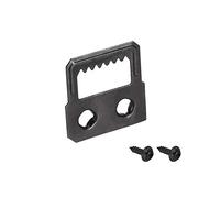 sourcing map Colgadores de Cuadros con Dientes de Sierra - Doble Agujero con Tornillos De Colgar Cuadros 27 mm x 27 mm, 50 piezas