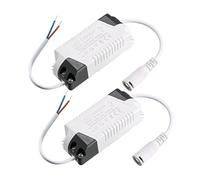 sourcing map Controlador de LED de alta potencia conector DC fuente de alimentación de 300 mA de corriente constante 18-25W(2pcs)