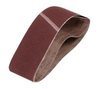 sourcing map Correas de lijado de 152 mm x 1220 mm, 2 unidades, grano 150, lijadora, lijadora, lijadora, para carpintería, pulido de metal, afilador de cuchillos