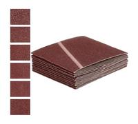 sourcing map Correas de lijado de 203 mm x 483 mm, 12 unidades de grano 40/60/80/100/120/150, de óxido de aluminio, lijadora de lijadora para carpintería, pulido de metal, afilador de cuchillos