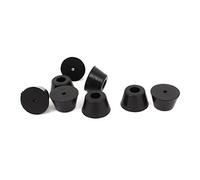 sourcing map Cubiertas de Almohadilla 8 pcs 25mm x 15mm Pata de Muebles de Goma arandela Parachoques