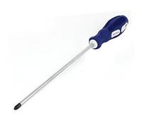 sourcing map Destornillador Phillips de cabeza cruzada 21cm de longitud el eje de 6 mm de punta magnética Mango antideslizante