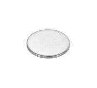 sourcing map Disco de acero inoxidable, 6 mm de diámetro x 1 mm de grosor, etiquetas redondas de metal para grabado, etiquetas de nombre, manualidades, paquete de 220 unidades