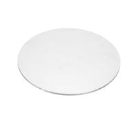 sourcing map Disco de acero inoxidable de 100 x 3 mm, etiquetas circulares de metal en blanco, placa circular redonda para manualidades, estampado de metal, lijado, grabado láser y fabricación de