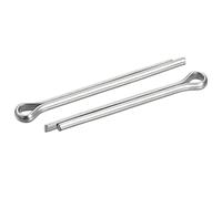 sourcing map Dividido Chaveta Pasador, Inoxidable Acero Clip Sujetadores Accesorio para Automoción, Mecánica 6 mm x 90 mm