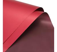 sourcing map Doble Cara Color Flor Envoltorio Papel Vino 22.8"x22.8" Impermeable para Florista Ramo Suministros, Bricolaje Artesanías, Regalo Caja Embalaje Paquete de 10