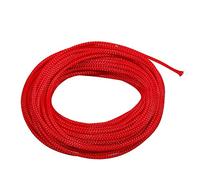 sourcing map Envoltura de cable PET 3mm Funda Trenzada Expansible Rojo 10m de longitud