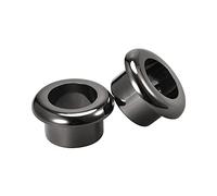 sourcing map Escritorio Ojal 18mm para Organizar y Proteger Cuerda Nylon Oscuro Gris Paquete de 2